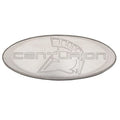 Ski Centurion Boat Emblem Plate - 6 X 2 1/2 Inch Aluminum