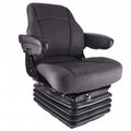 S1999934 Sears Mid Back Seat, Gray Fabric with Air Suspension - Fits John Deere