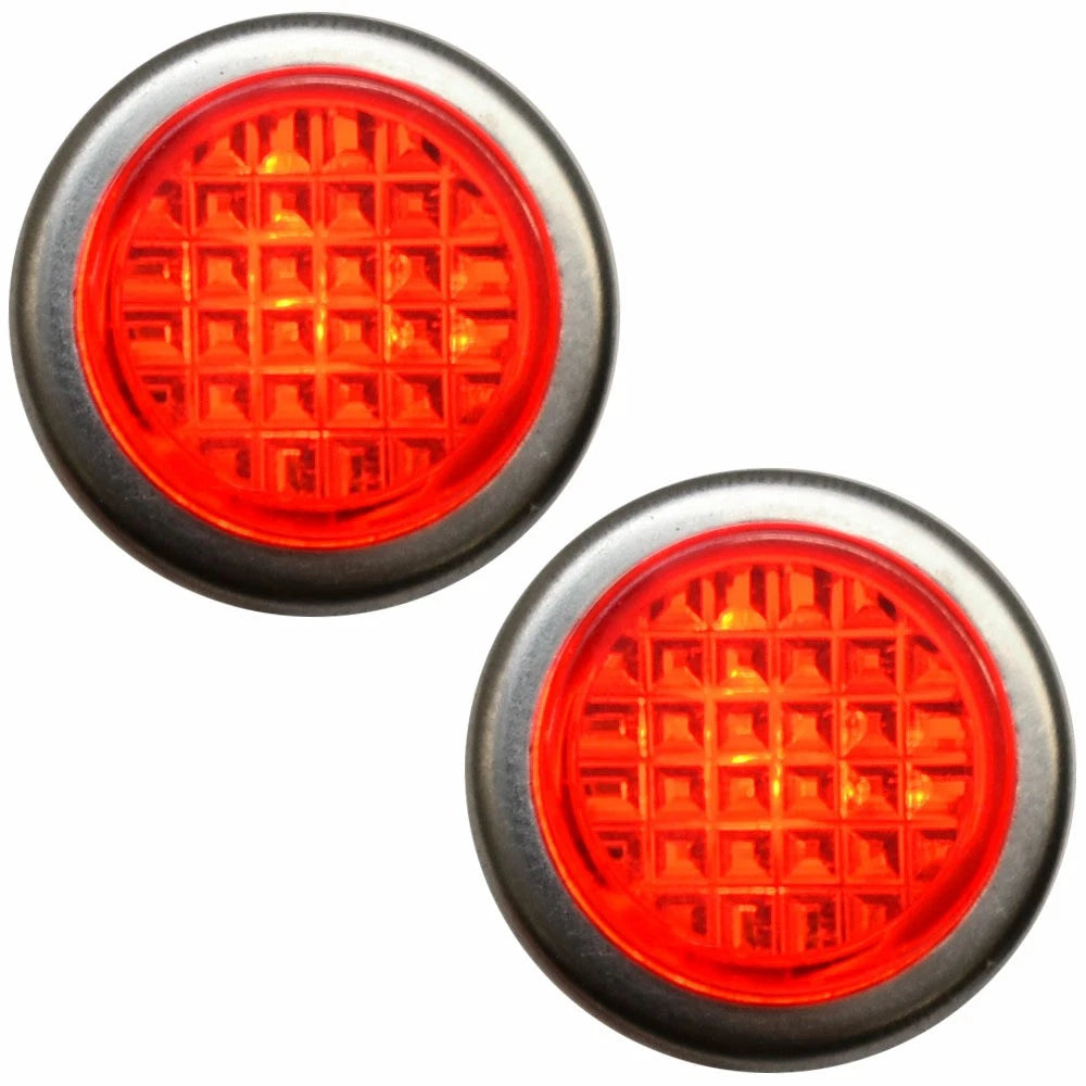 BH Electronics Boat Indicator Lights 494-1RCXXX12 - 14 Volt Red (pair)