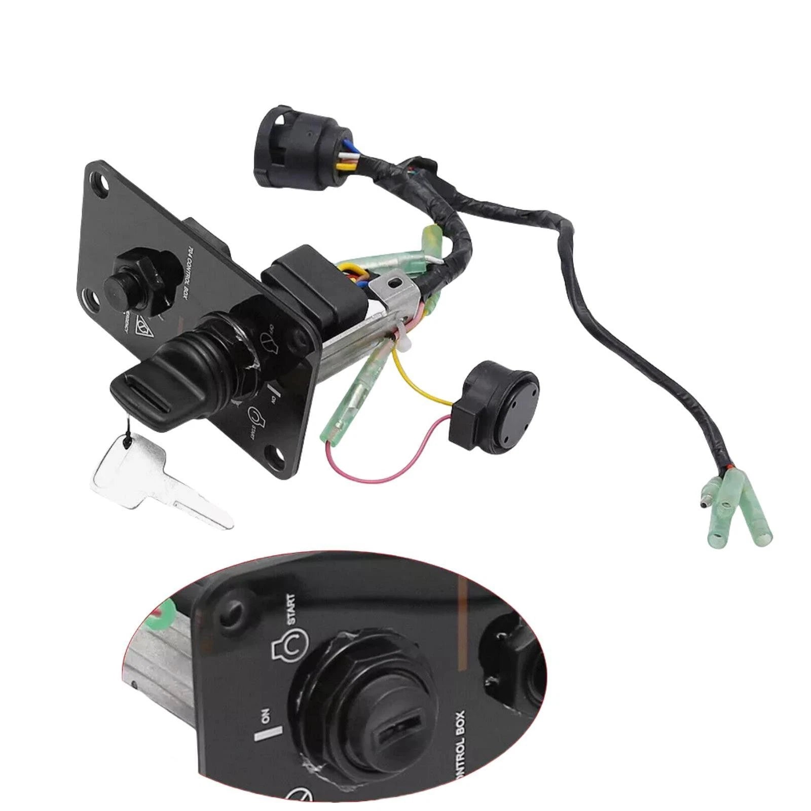 Ignition Key Switch Panel for Yamaha Outboard 704-82570-12-0 0