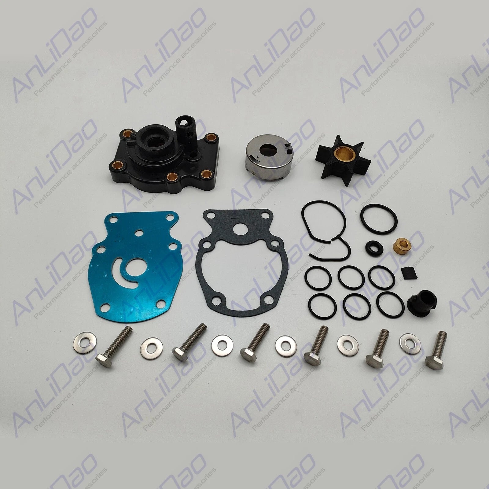 Evinrude Johnson 20HP 25HP 30HP 35HP Water Pump Impeller Kit 0393630 18-3382