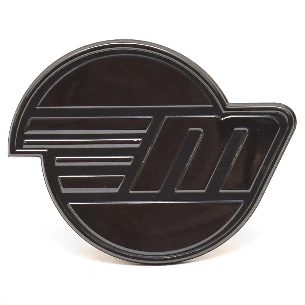 Malibu Boat Raised Emblem Decal 5974808 - Chrome Black 4 1/2 Inch