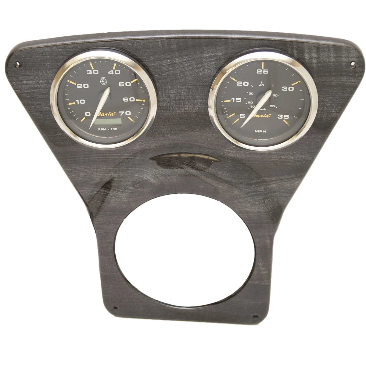Godfrey Boat Gauge Panel 266143 - 12 1/2 X 12 1/4 Inch Greywood