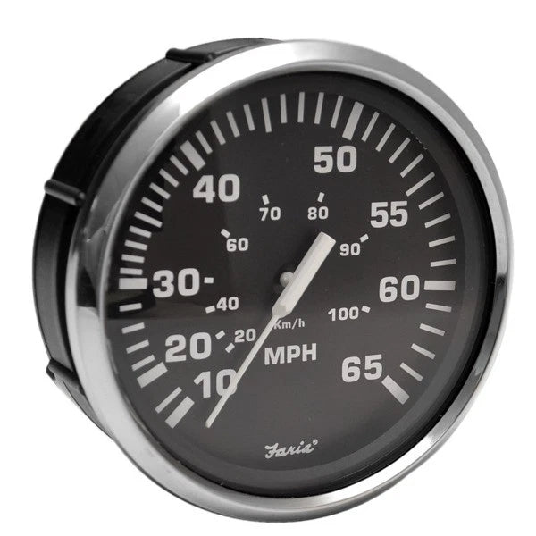 Faria Boat Oversized Speedometer Gauge SE4005A - Euro 4 1/4 Inch