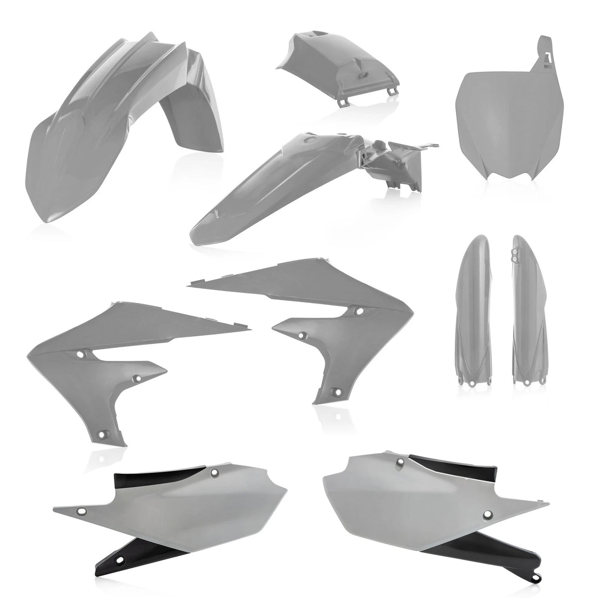 ACERBIS Full Plastic Kit Grey for Yamaha YZ450F & YZ250F (2018-2021) Offroad