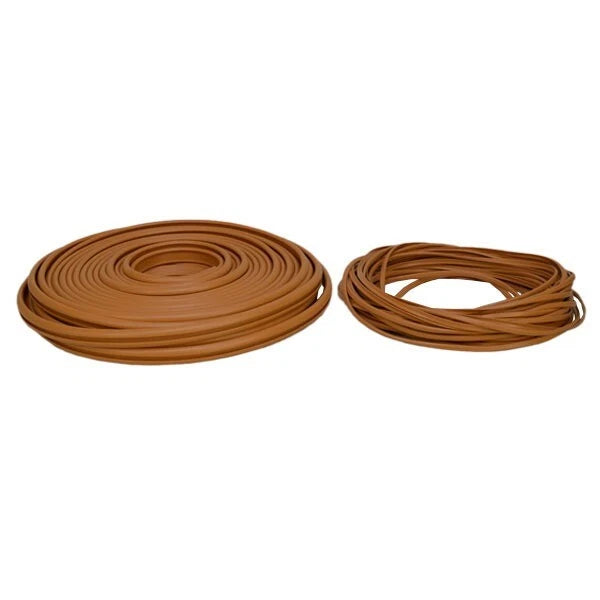 Taco Metals Boat Rub Rail V11-9767BMF100 - 1" X 100' Brown Flex (kit)