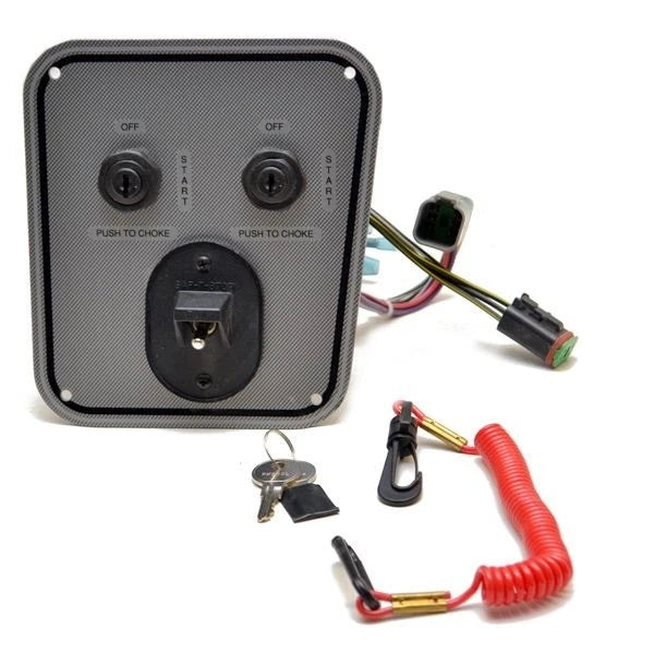 Wellcraft Boat Ignition Panel 025-4049 - 352 Fisherman Aluminum