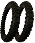 2 PACK REAR TIRE 80/100-12 PERFORMANCE QUALITY FOR OFFROAD RACING DIRT BIKES