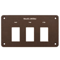 Cobalt Boat Blank Switch Panel 503119WB - Brown Aluminum