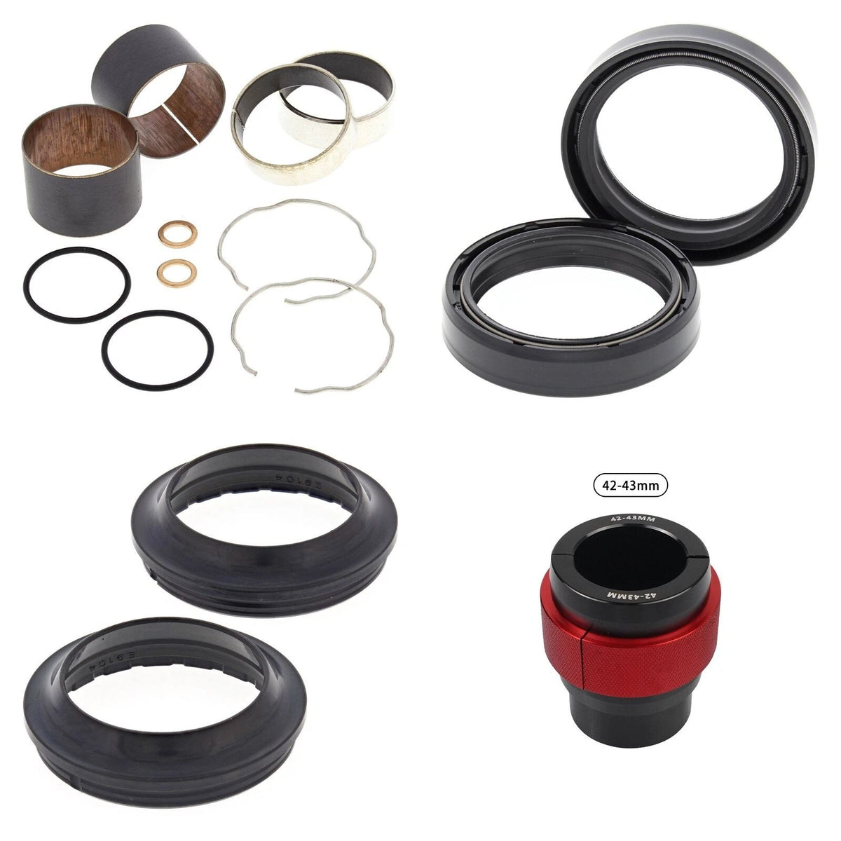 Complete Front Fork Rebuild Kit for Honda CBR600F4i 2001-2006 with Driver