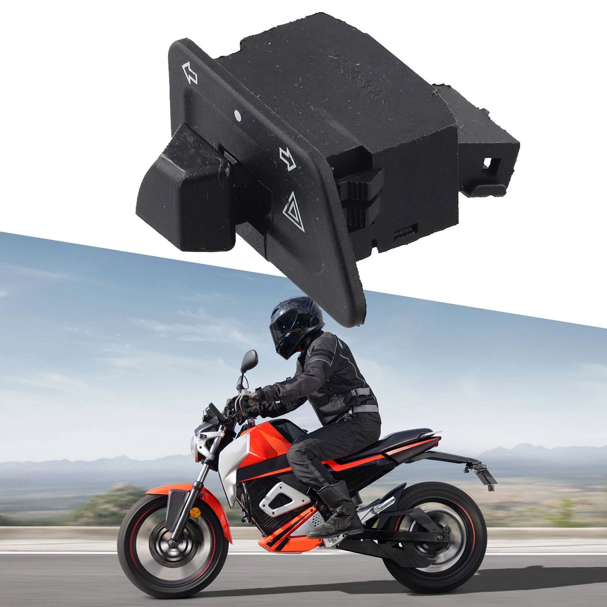 Motorcycle Accessories Double for Flash Switch Modified 5061 -b
