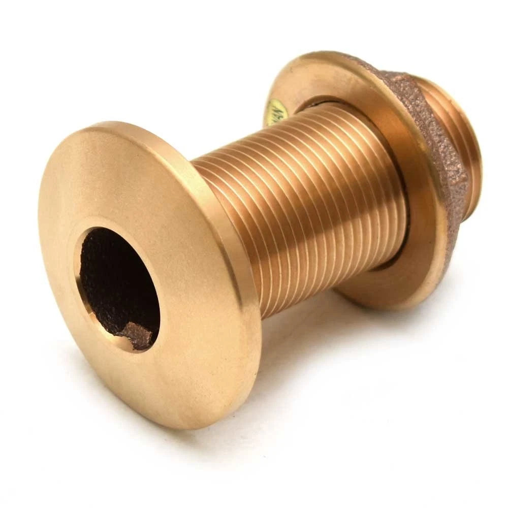 Marine Hardware Boat Thru Hull THMR-0.750-B - Straight 3/4 Inch Bronze