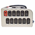 Godfrey Aqua Patio Boat Rocker Switch Panel 184542 - Brushed Silver
