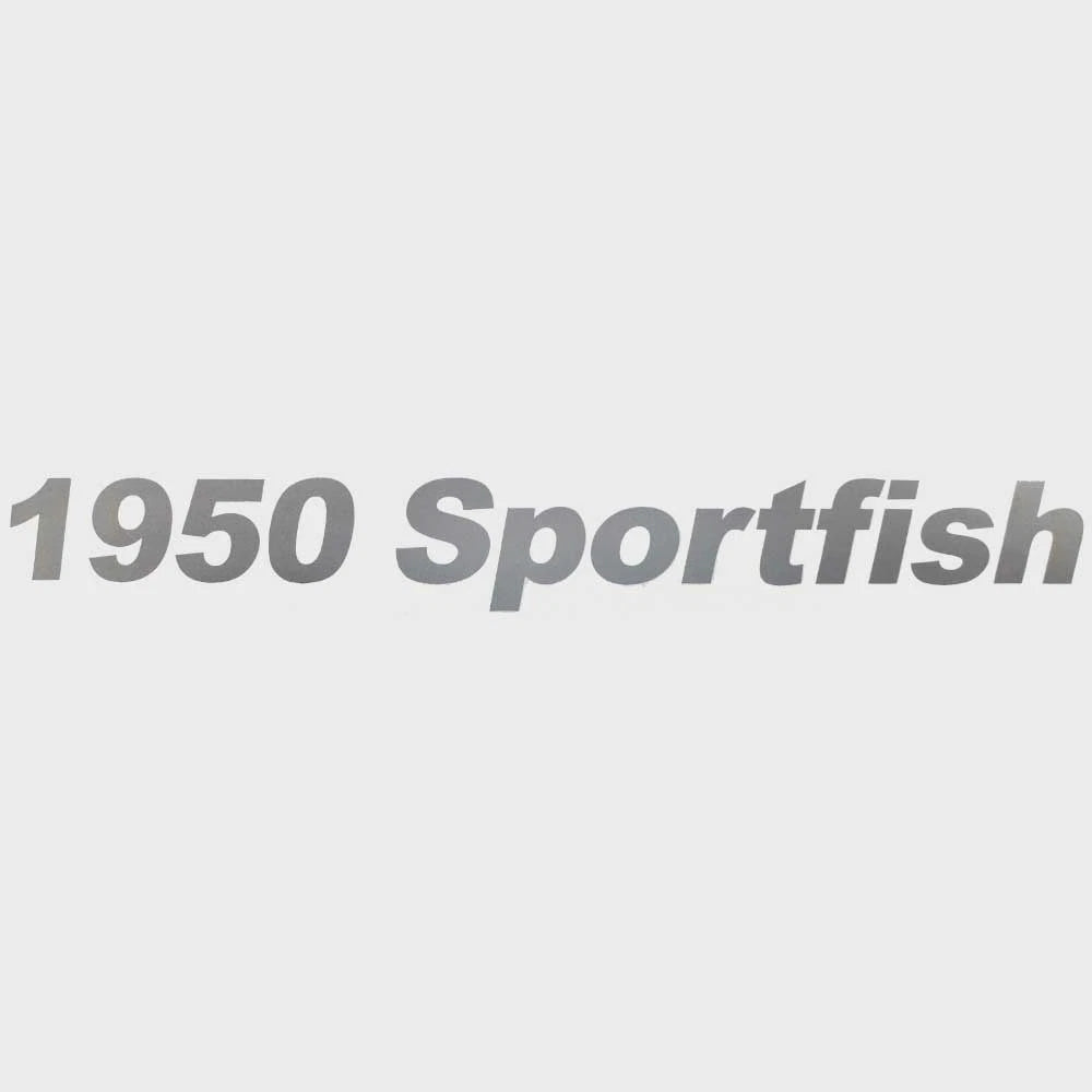 Lund Boat Sticker Decal 2007460 - 1950 Sportfish Metallic Silver