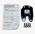 Mercury Marine 861776A2, Exhaust Block - Off Plate, OEM
