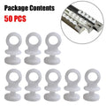 50PCS Curtain Track Hooks for RUNNER for Camper Van for MOTORHOME for CARAVAN