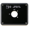 Boat Blank Generator Switch Panel - Fuel Shut Off