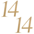 Crestliner Boat 14 Decal 2007351 - 2 1/2 X 1 7/8 Inch Gold (pair)