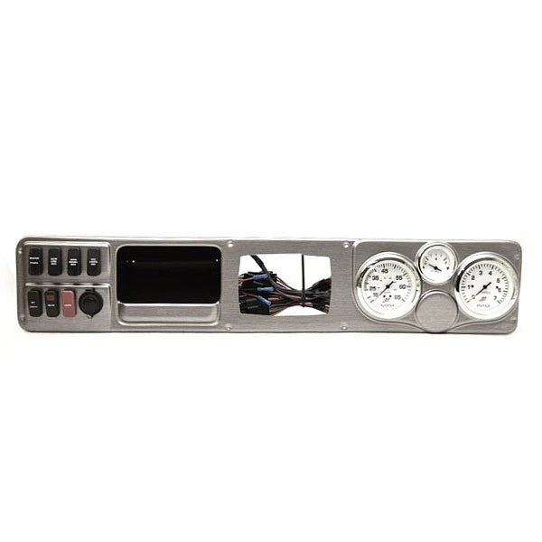 Lund Boat Dash Panel - 30 X 5 3/4 Inch with Mercury Gauges