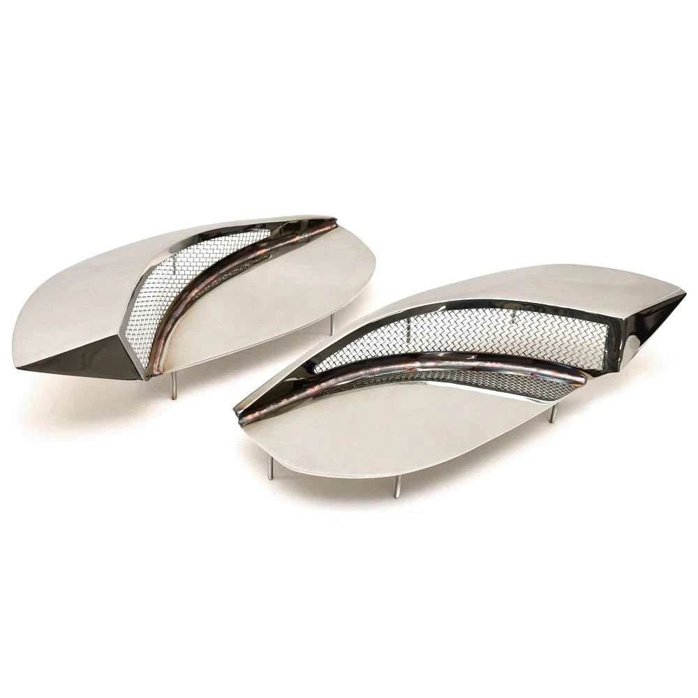 Cobalt Boat Engine Vent Panels 402862 - R-Series Stainless (set of 2)