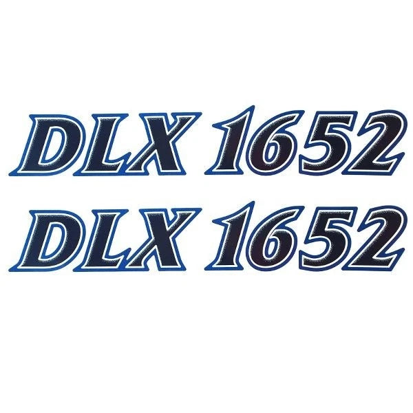 G3 Boat Brand Decal 73404493 - DLX 1652 Blue Stickers (pair)