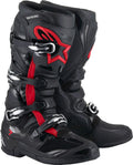 Alpinestars Tech 7 Off-Road Motorcycle Boots US 8 Black/Fluoresc Ent Red