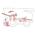 Belt - Upper/Lower Traction Fits Massey Ferguson 750 833856M1