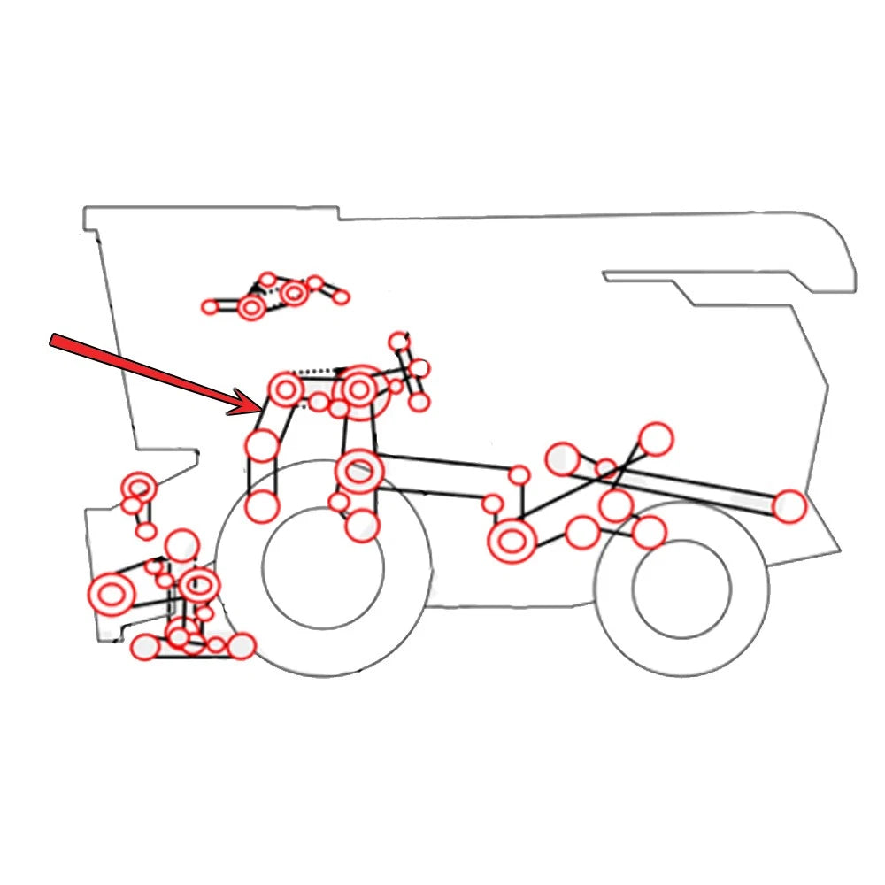 Belt - Upper/Lower Traction Fits Massey Ferguson 750 833856M1