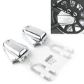 Bar Shield Rear Axle Covers Swingarm Cap for Harley Softail FLSTC FLSTN Chrome
