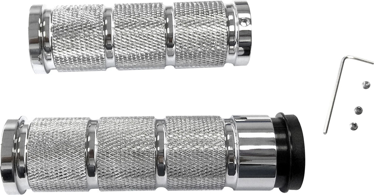 HARDDRIVE Grip Set Retro Chrome for Harley-Davidso N V-Twin 2015-2017