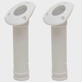 AFI Boat Rod Holders - Flush Mount White (pair)