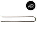 10,000 Round Top 6" Landscape Staple Sod Staple Fabric Anchor Pin with Chisel Ends