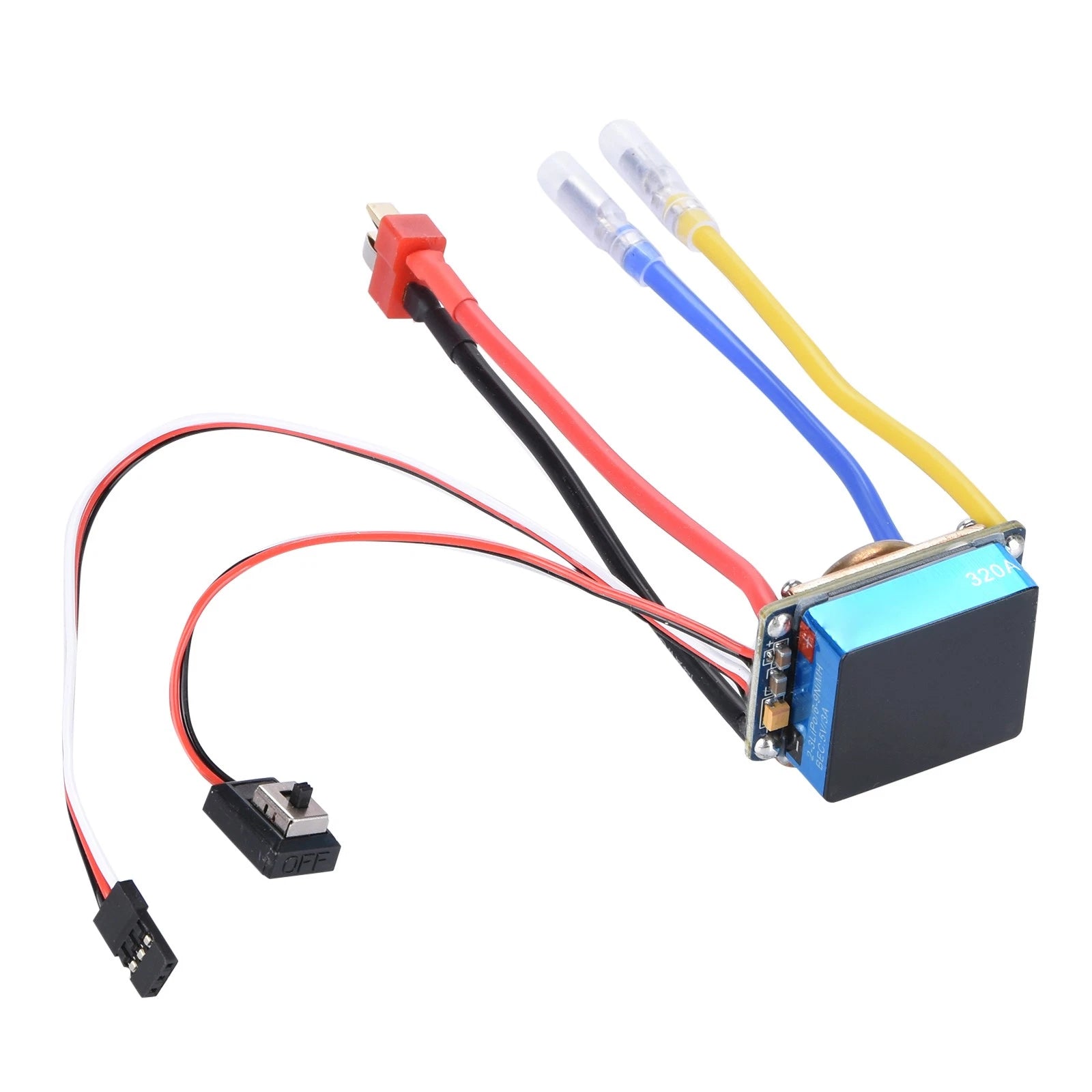 Water-cooled Brushed ESC Dual Mode 320A for Boat Waterproof Brushed ESC Kit H
