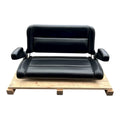 STIDD 1200W, Marine Flush Mount Captain Helm Double Seat Chair 54" Wide