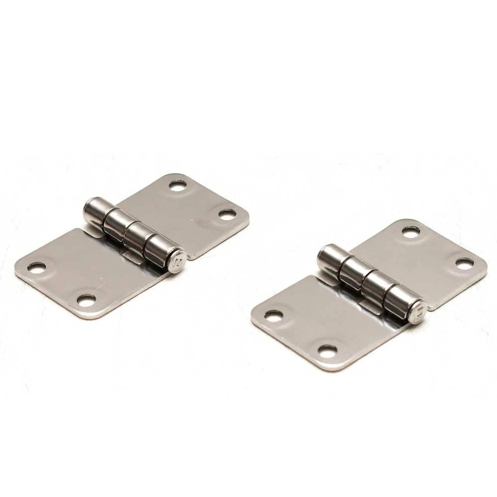 Gemlux Boat Butt Hinges - 14 Gauge Stainless Steel (set of 2)