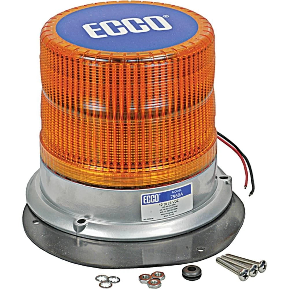7960A LED Safety/Warning Light Assembly Loaders Forklifts 11 Pattern Amber