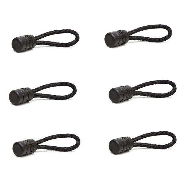 Larson Boat Cover Tie Strap 4232-6072 - Black Nylon (set of 6)