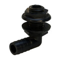 Blue Wave Boat Elbow Thru Hull - 90 Degree Black 3/4 Inch