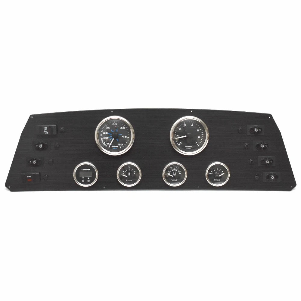 Viaggio Pontoon Boat Dash Panel 206309 - Lago Veethree Gauges Mercury