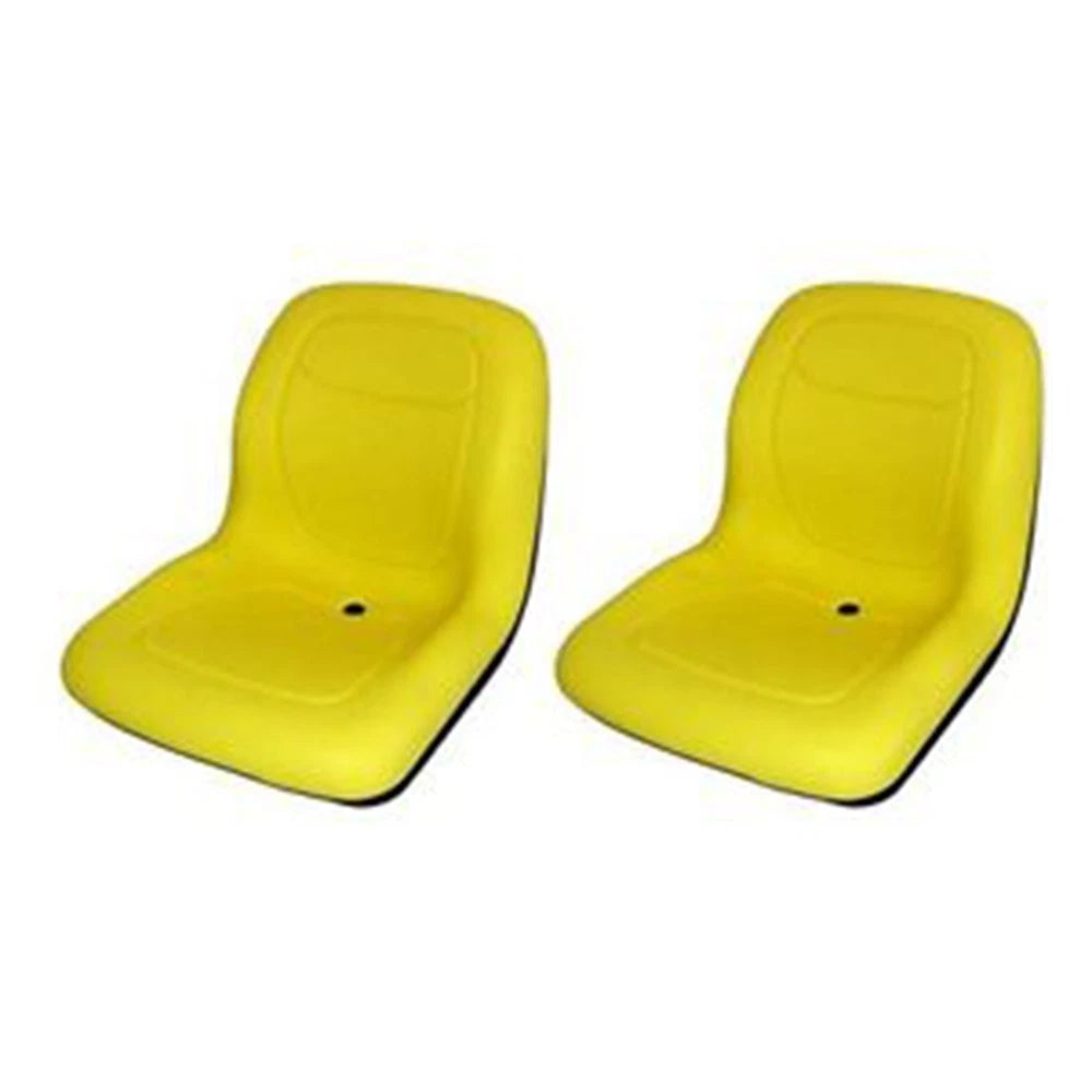 (2) Yellow High Back Seats Fits John Deere 655 755 756 855 856 955 2210