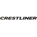 Crestliner Boat Logo Decal - Matte Black Sticker