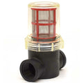 Ron-Vik Boat Inline Strainer E010008 - Malibu 1 1/4 Inch NPT Black
