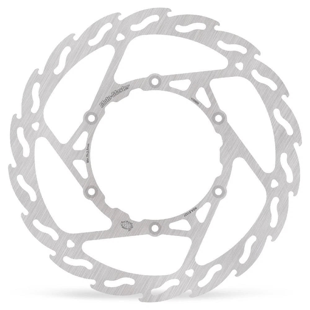 MotoMaster Flame Left Fixed Front Brake Disc for Yamaha WR250F 2020-2025