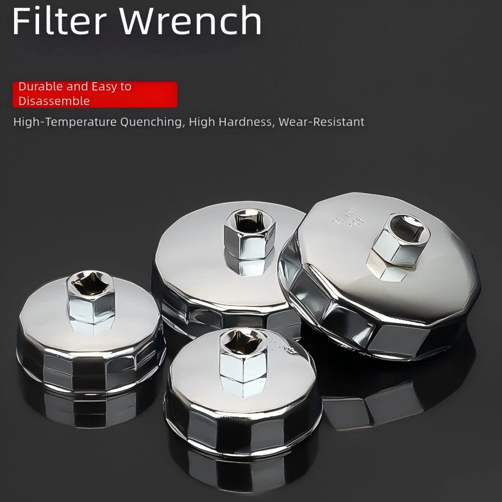 Oil Filter Remover Tool with 12 Inch Square Drive for Wrenches and Tools