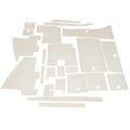 Legend Boat Non-Skid Mats 9010 - Embossed White (kit)