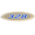 Four Winns Boat Raised Decal 055-2766 - 328 OEM Gold - Silver - Blue