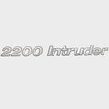 Crestliner Boat Decal 2201927 - 2200 Intruder Metallic Silver Black