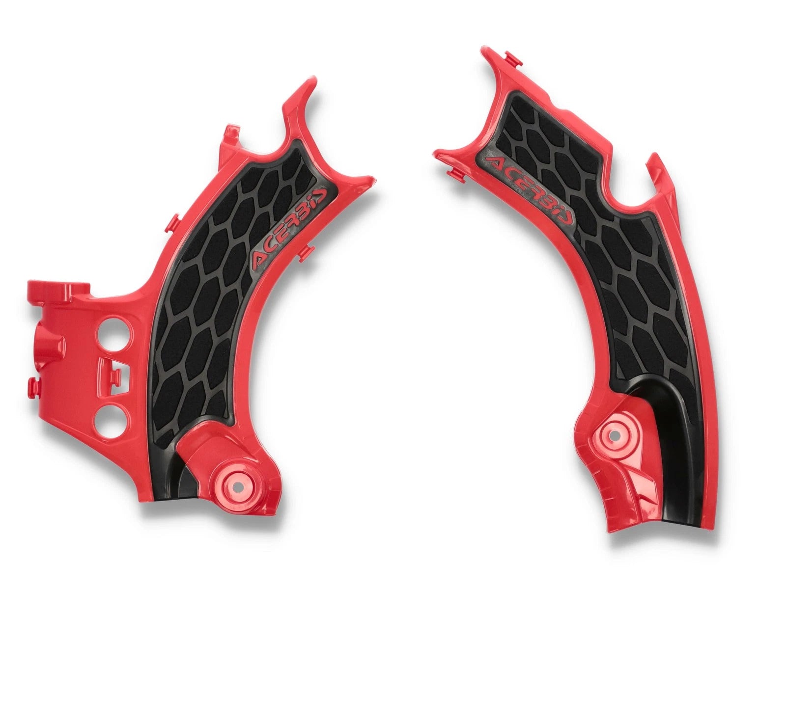ACERBIS Frame Guards X Grip Red/Black for 2025 Honda CRF450RX & R