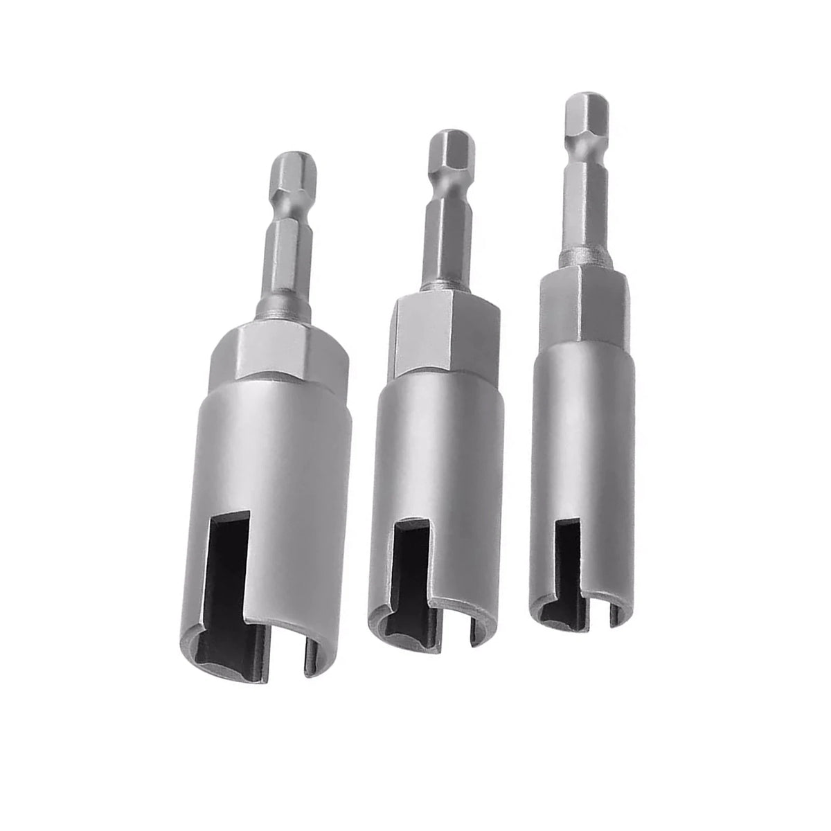 3x Power Wing Nut Driver Hook Drill Bit Socket Wrench Tool 1/4 Inch Hex Shank