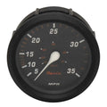 Faria Boat Speedometer Gauge SE9784A - 3 1/4 Inch Professional Red